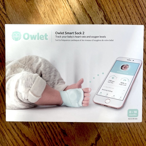 Owlet Other - Owlet Smart Sock 2 Infant Heart Rate & Oxygen Monitor Original Box